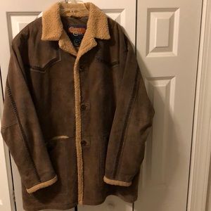 Cripple Creek suede leather coat!